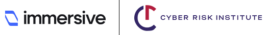 Immersive + Cyber Risk Institute logos